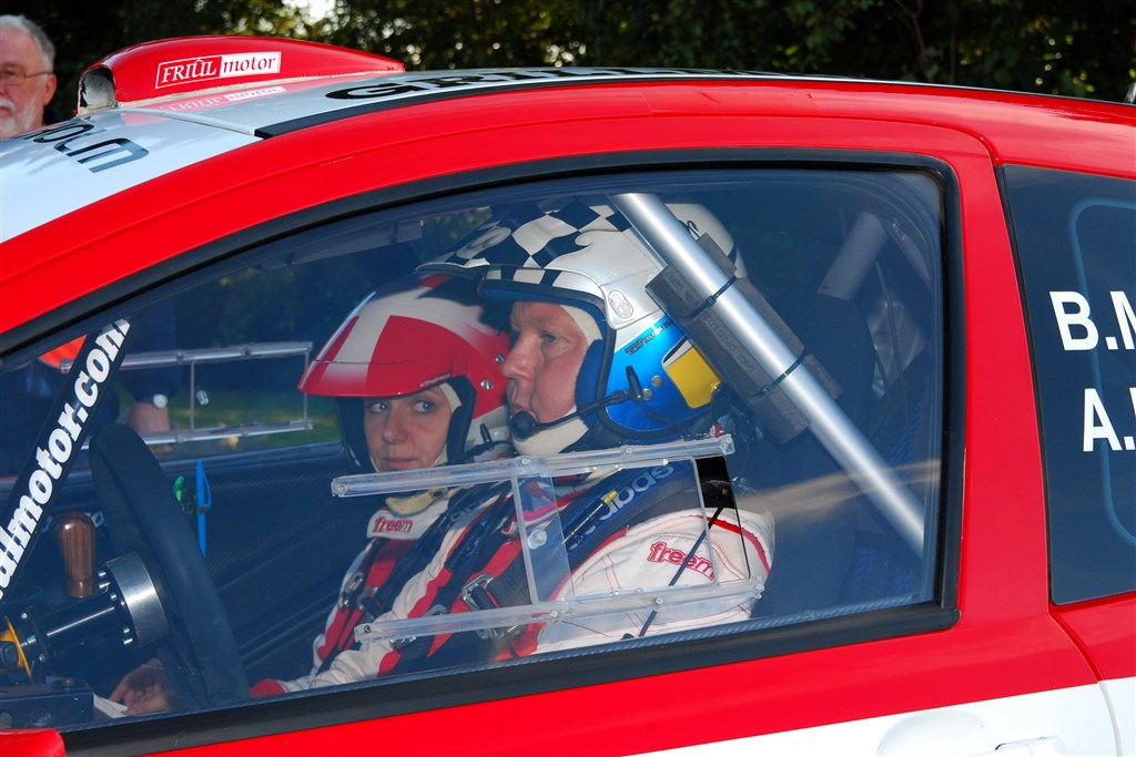 Da der i 2011 sidst var DM-rally i Slagelse, vandt Brian Madsen/Anja Posorski. De starter nu i vinderbilen fra dengang
(Foto: Morten Alstrup)